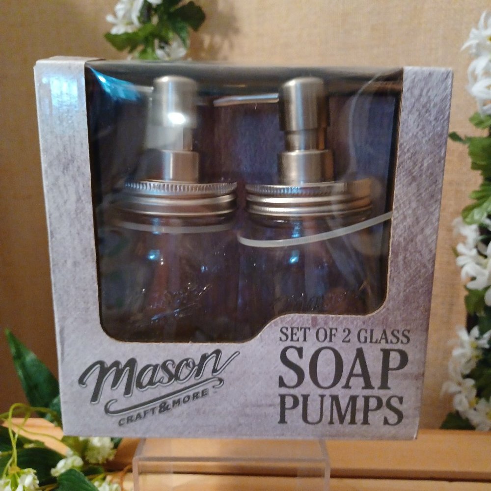 🌼Mason Soap Pumps (Set/2)🌼